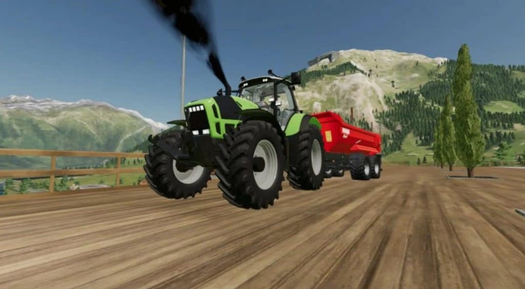 Deutz Agroton X720 gear shift, air horn v1.0.0.0 – FS22