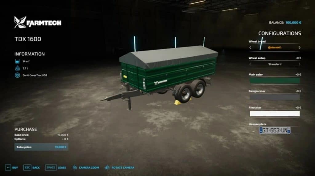 Farmtech TDK 1600 v1.0.0.0 – FS22