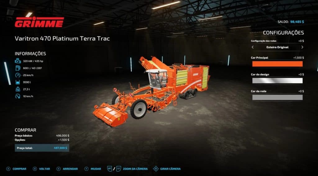 Grimme Varitron 470 by Rhubens v1.1.0.0 – FS22