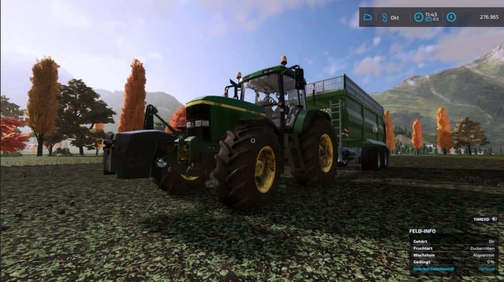 John deere 7810 By TimeHd v1.1.0.0 – FS22