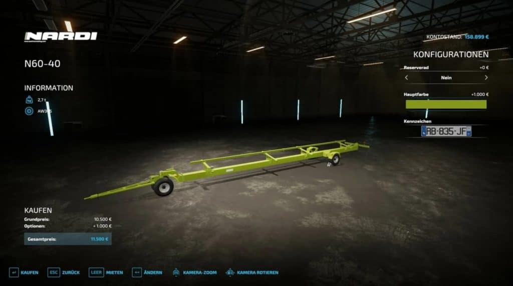 Nardi Cutter Trailer Pack v1.0.0.0 – FS22