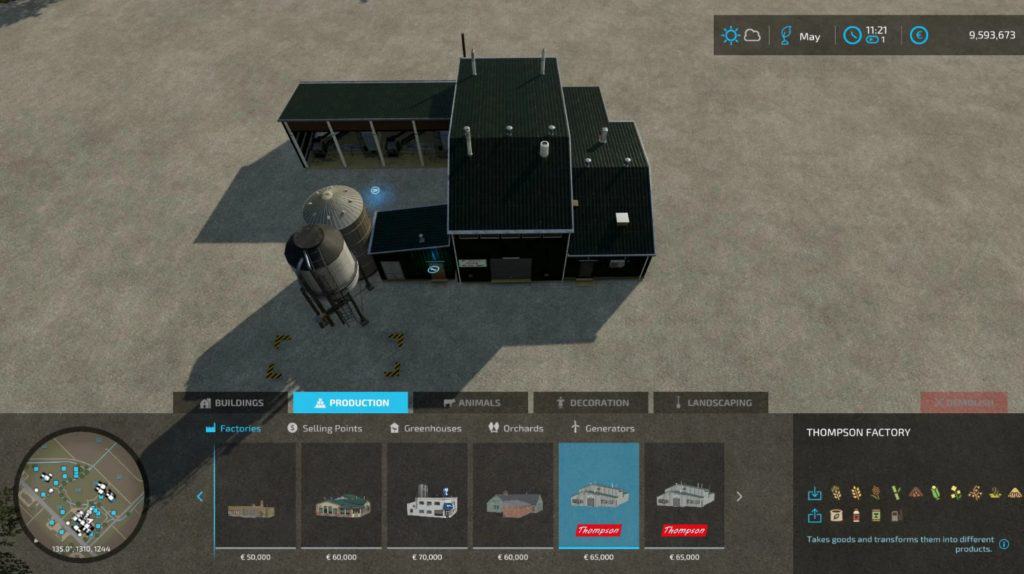 Thompson Factory v1.0.0.0 – FS22