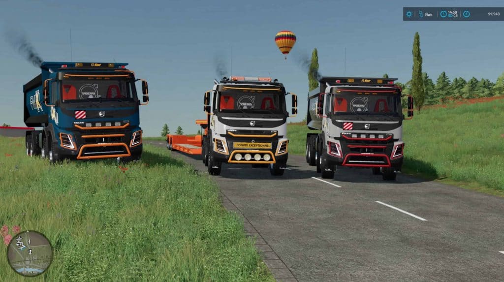 Volvo FMX 8X4 Hardox Tipper FS Miner’s Edit – FS22