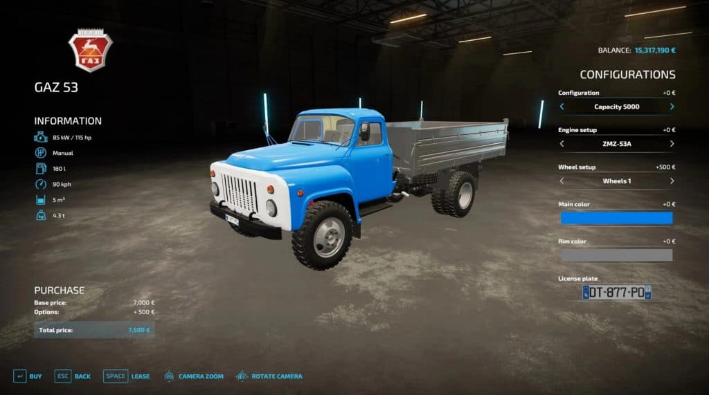 GAZ-53 Alteration v0.1.1 – FS22