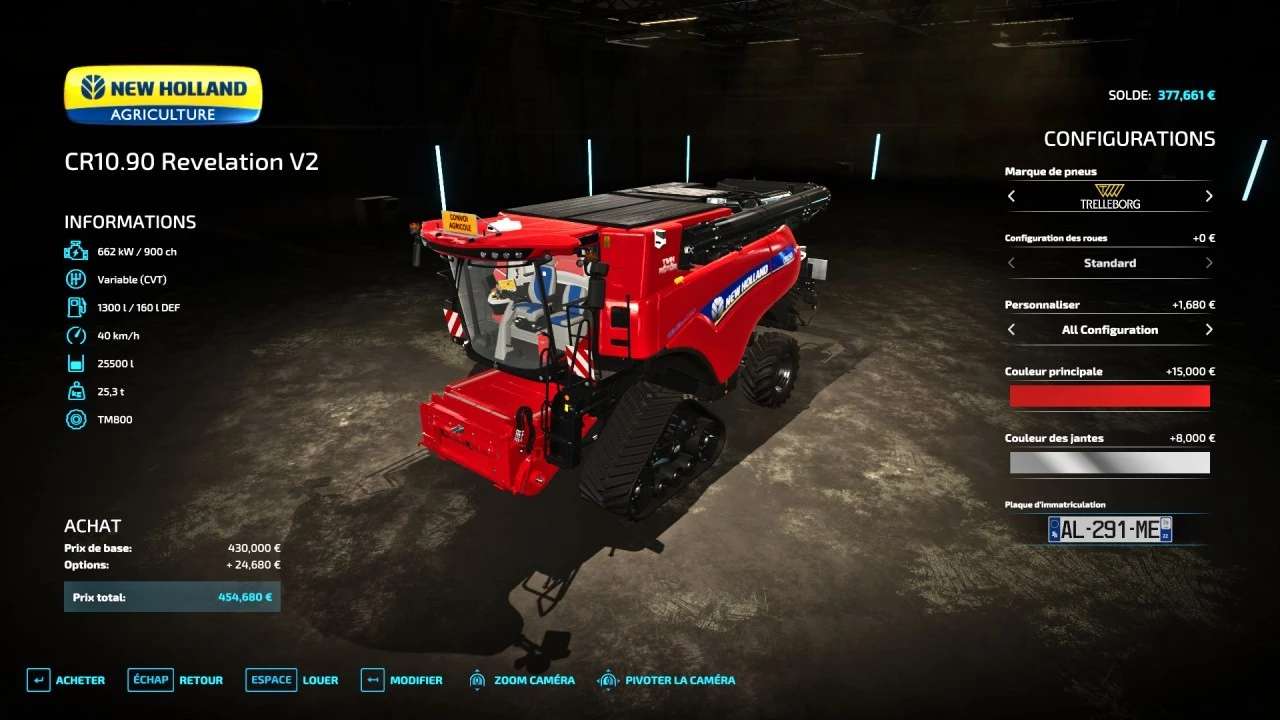 New Holland cr10.90 Révélation v2.2.0.0 – FS22
