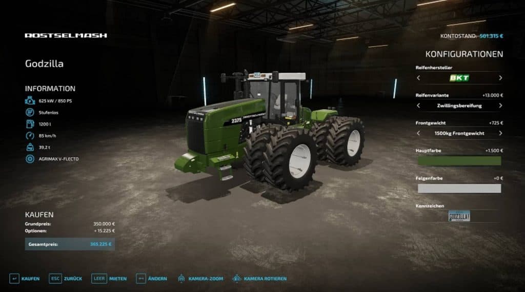 RSM2375 Godzilla v1.0.0.0 – FS22