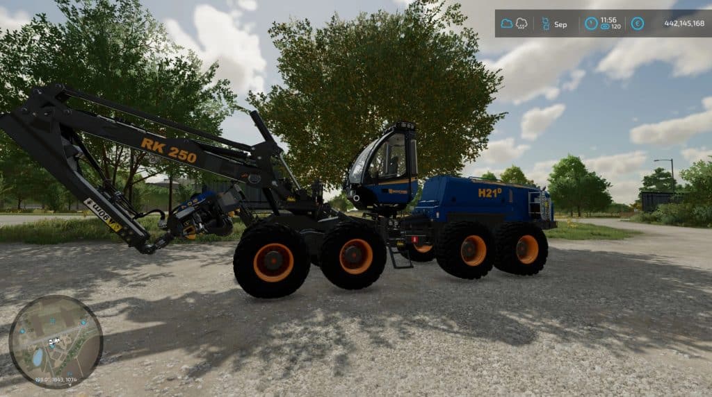 Rottne H21D Forestry Tree harvester v1.0 – FS22