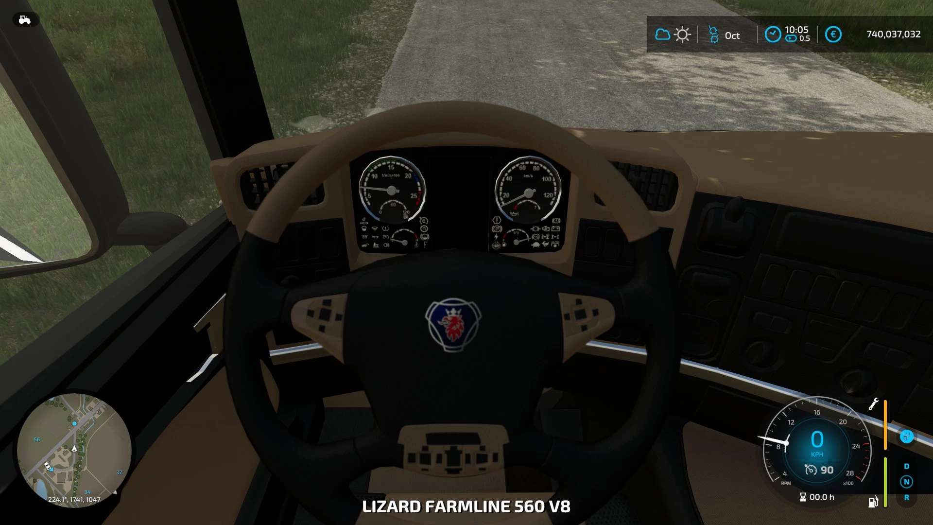 FarmLine Scania 6×4 v1.0 – FS22 thumbnail 12