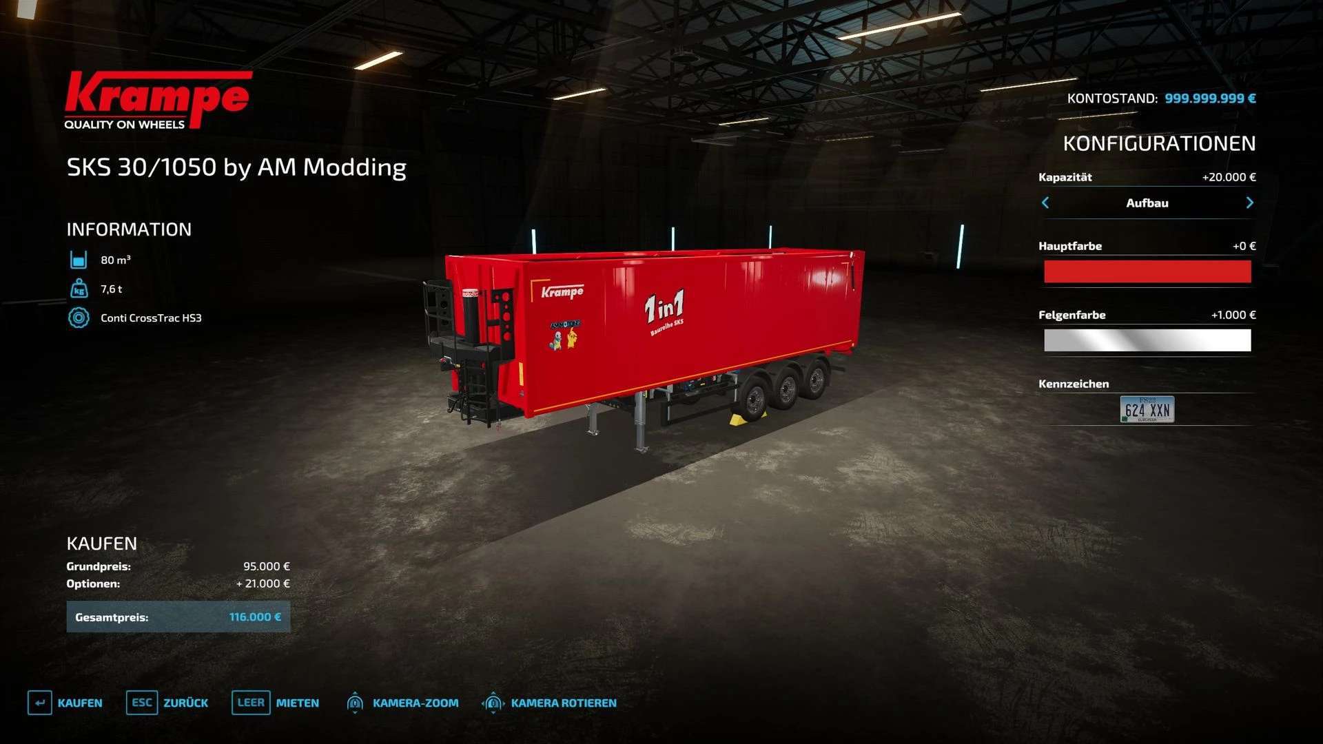 MKS32 Krampe SKS30 & Dolly Pack – Testphase v1.0 – FS22 thumbnail 4