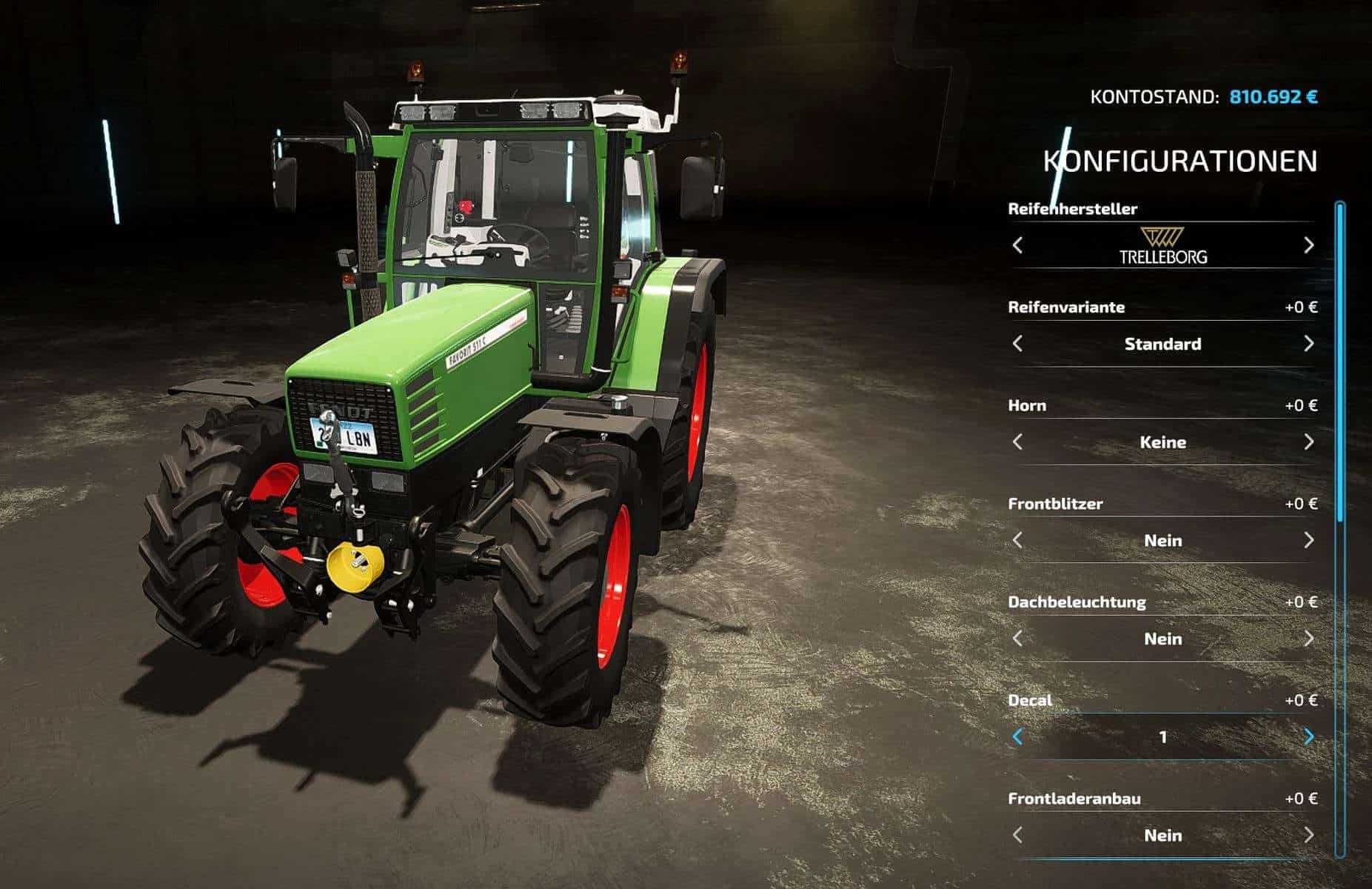 Fendt 500 Favorit – Umbau v1.0 F – FS22