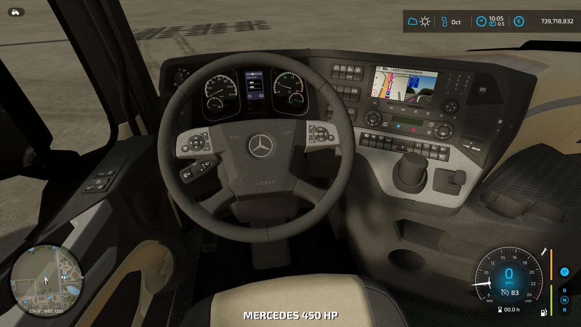 MB Actros CAT v1.0.0.1 4×4, 8×8 Reupdated v1.0 – FS22 thumbnail 2