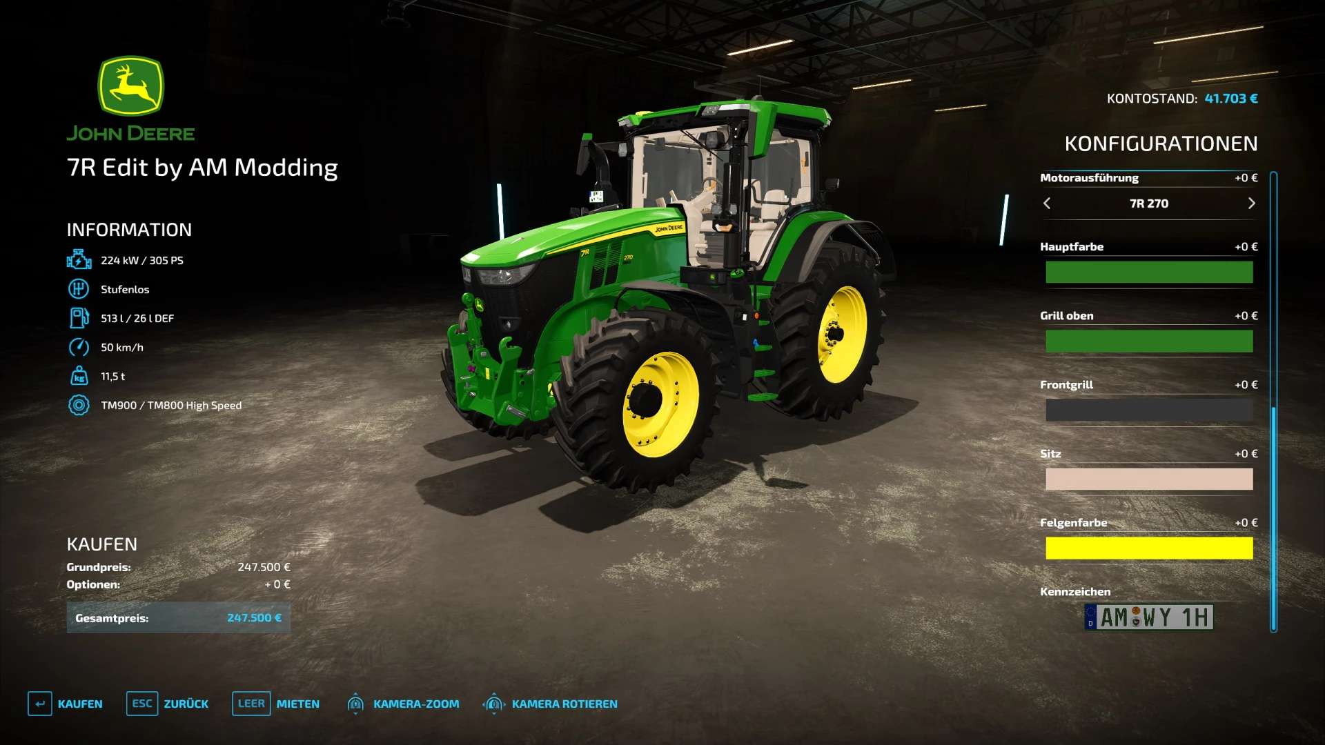 John Deere 7R – Rebuild v1.0.3 – FS22 thumbnail 7