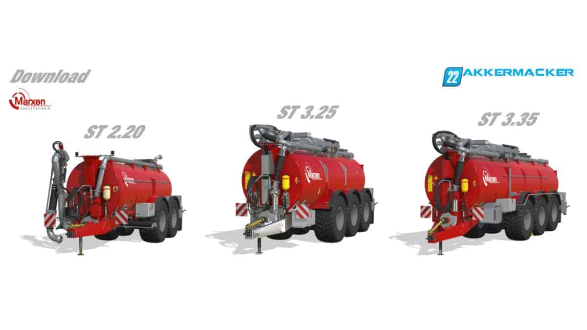 Marxen ST Güllebomber Pack v1.0 – FS22