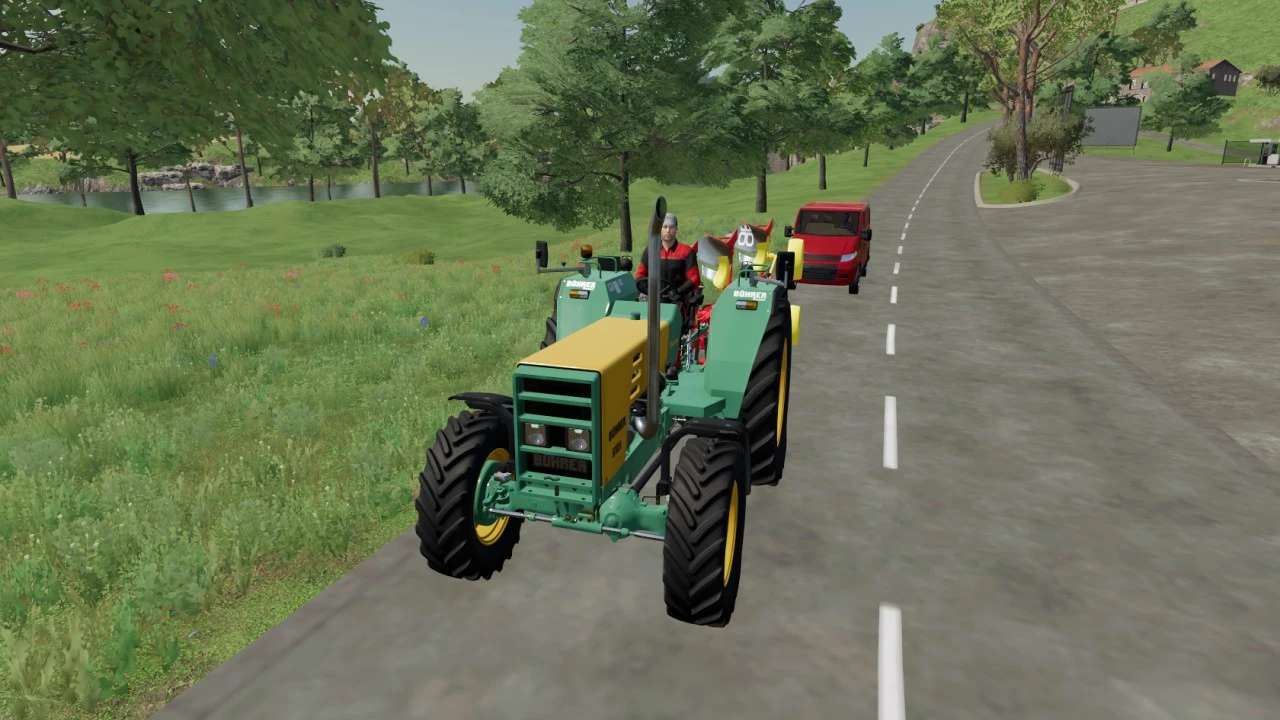 Bührer 6105 with beacon v1.0 – FS22 thumbnail 3