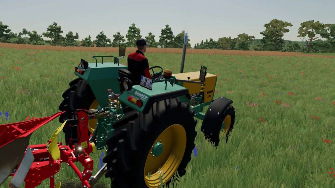 Bührer 6105 with beacon v1.0 – FS22 thumbnail 4