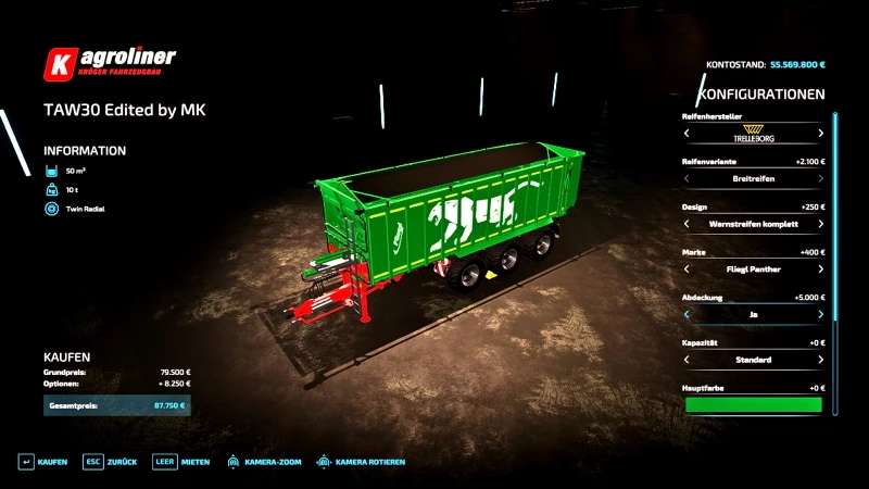 Kröger TAW30 v1.0 – FS22 thumbnail 3