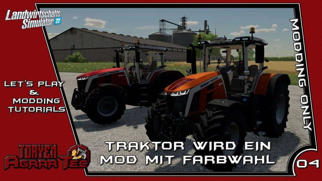 Massey Ferguson 8S – Tutorial Fahrzeug v1.0 – FS22