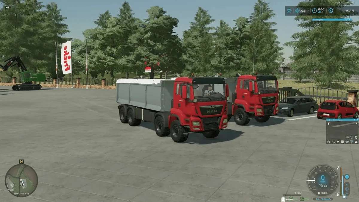MAN TGS 18.500 Kipper modified 8×8 v2.2 – FS22
