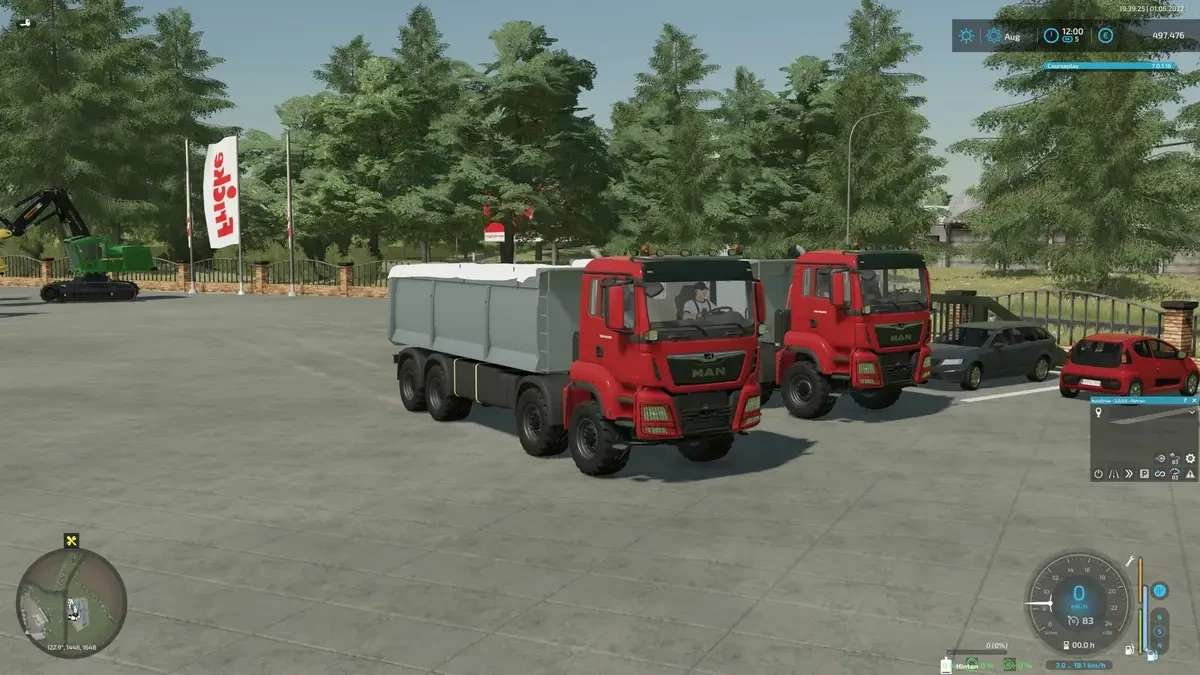 MAN TGS 18.500 Kipper modified 8×8 v2.1 – FS22