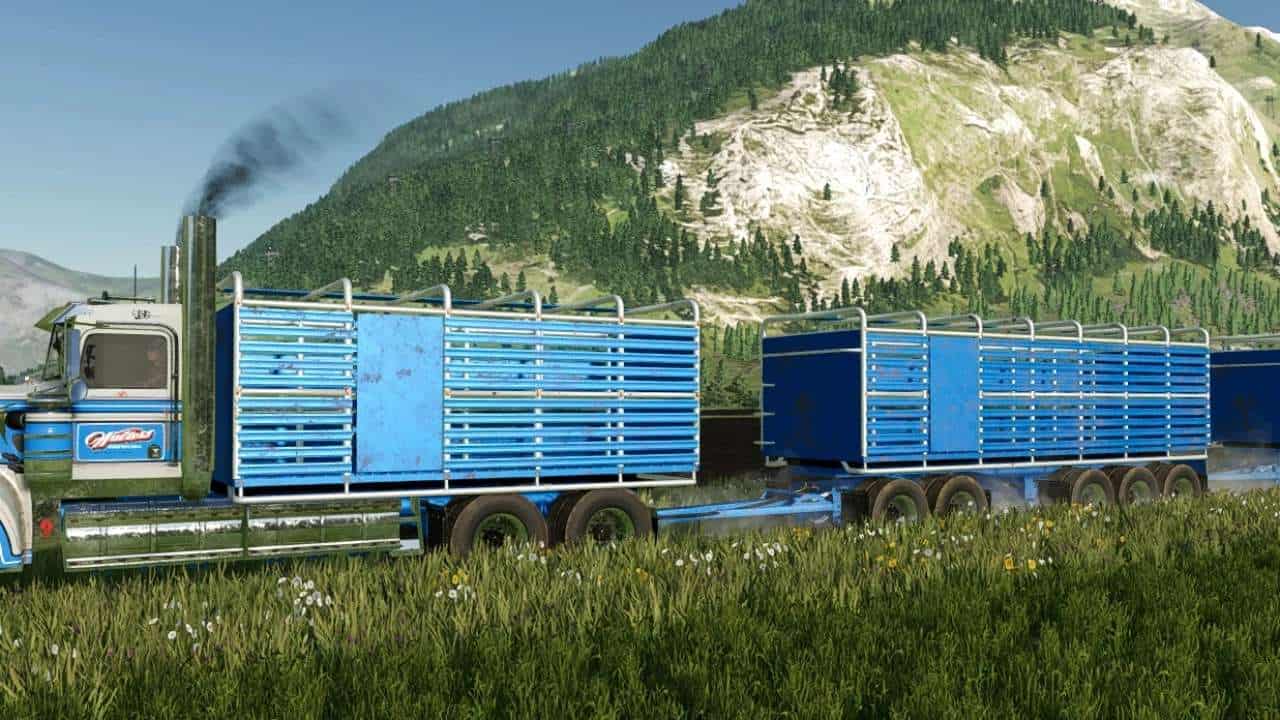 Attachable Livestock Crate’s for Kenworths and Hino v1.0 – FS22 thumbnail 3