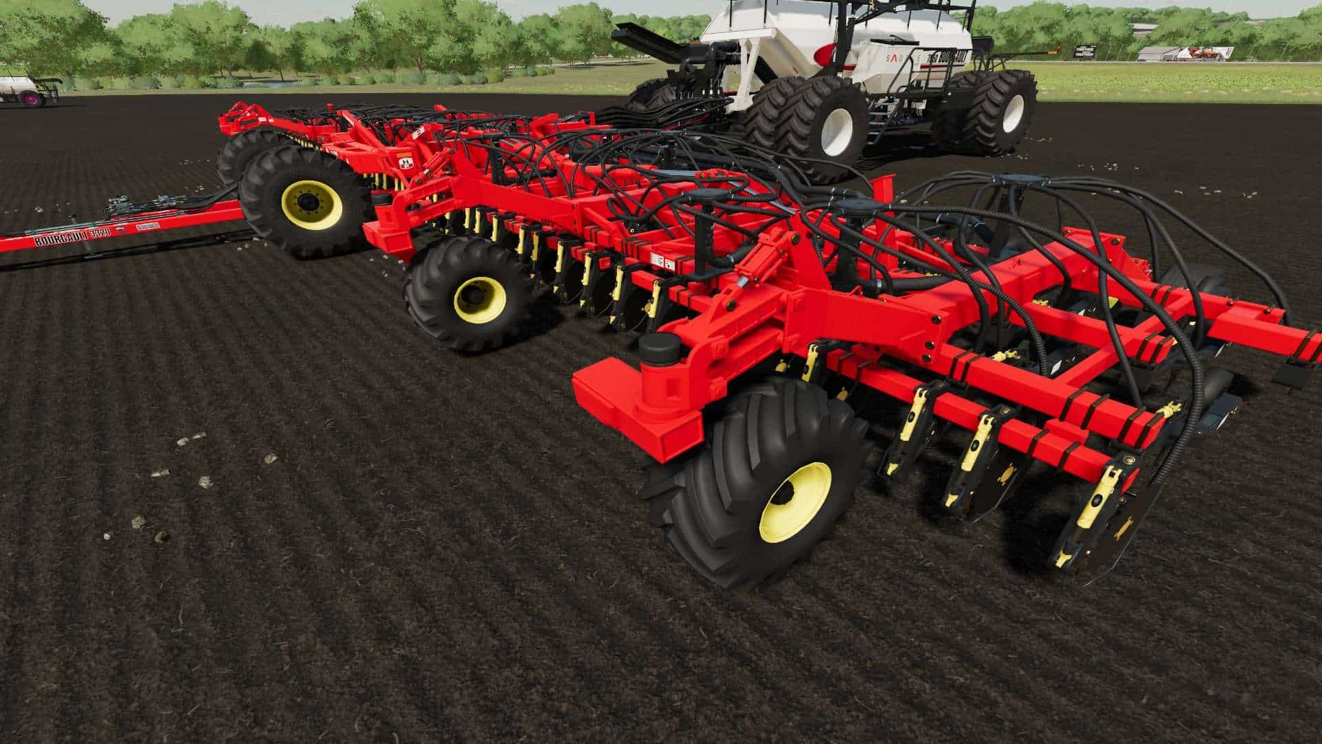 Bourgault 3320 & Air Cart – Inverted Tires v1.0 – FS22 thumbnail 3