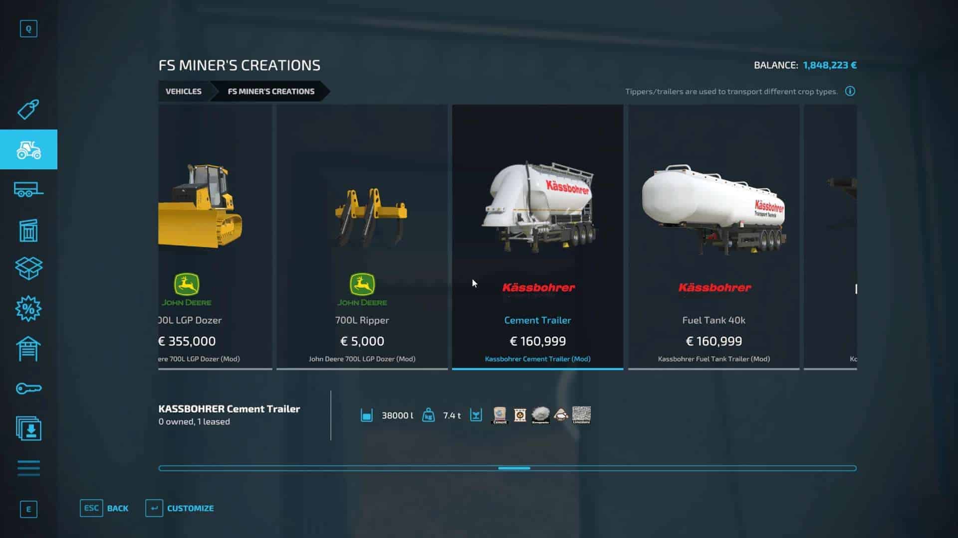 Kässbohrer Cement Trailer V1.0 – FS22