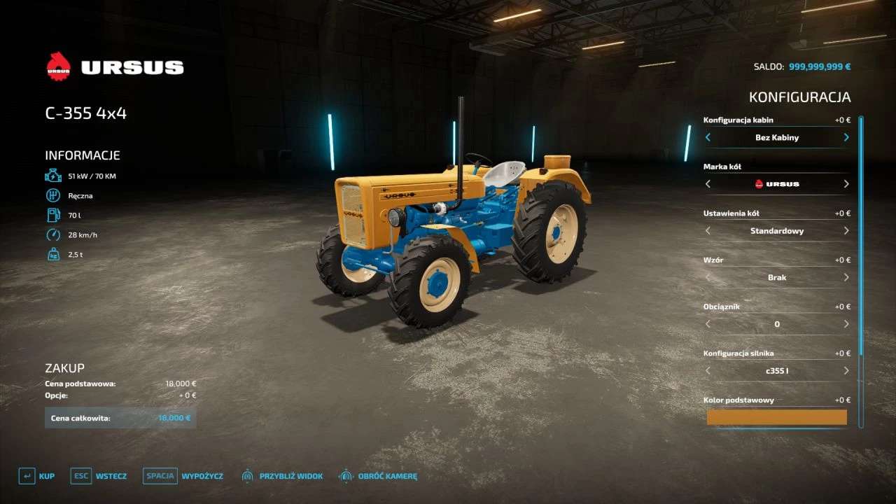 Ursus C355/C355M/C360 4×4 v1.0 – FS22 thumbnail 3