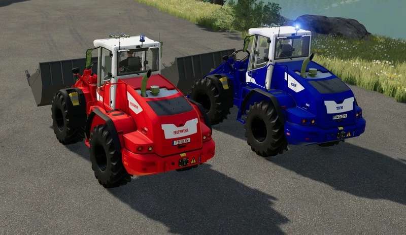 Claas Torion 1511 – German fire brigade / THW v1.0 – FS22 thumbnail 6