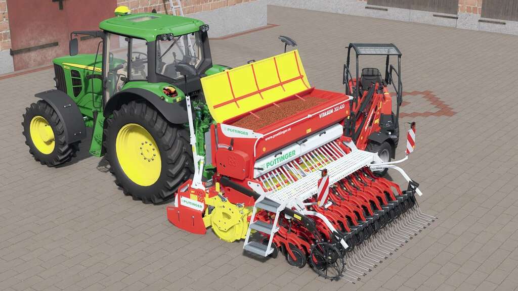 Pöttinger Vitasem 302 A/ADD + Lion 303 v1.0 – FS22