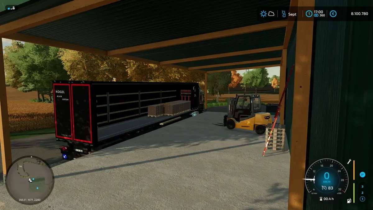Kögel Black Edition 2022 v1.1 – FS22 thumbnail 4