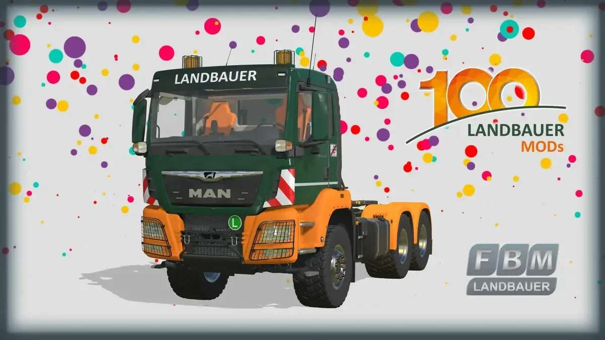 Landbauer TGS 40.480 6×6 v1.1 – FS22 thumbnail 4