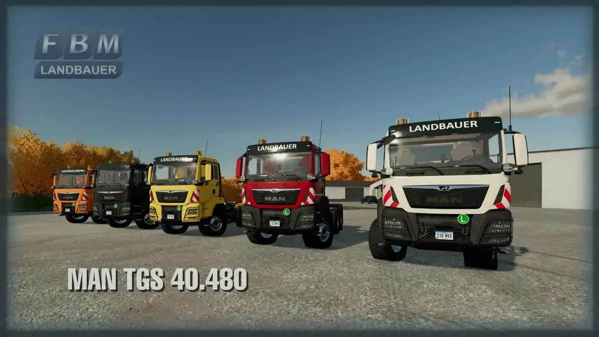 Landbauer TGS 40.480 6×6 v1.0 – FS22 thumbnail 5