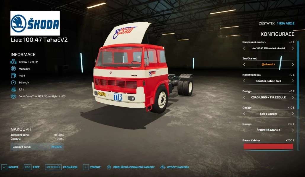 Liaz 100 tahač v2.0 – FS22
