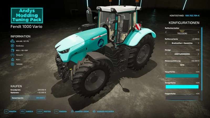 ANDYsMODDING – Tuning Pack v1.3.7.2 – FS22 thumbnail 4