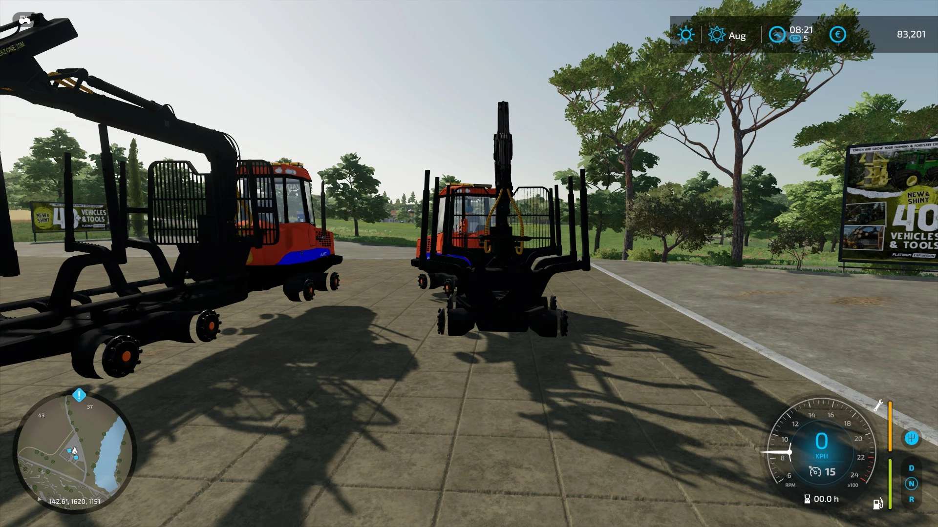 Valmet 840.1 bräddning v1.0 – FS22 thumbnail 4