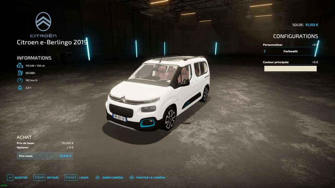 Citroën Berlingo 2019 v2.1 – FS22