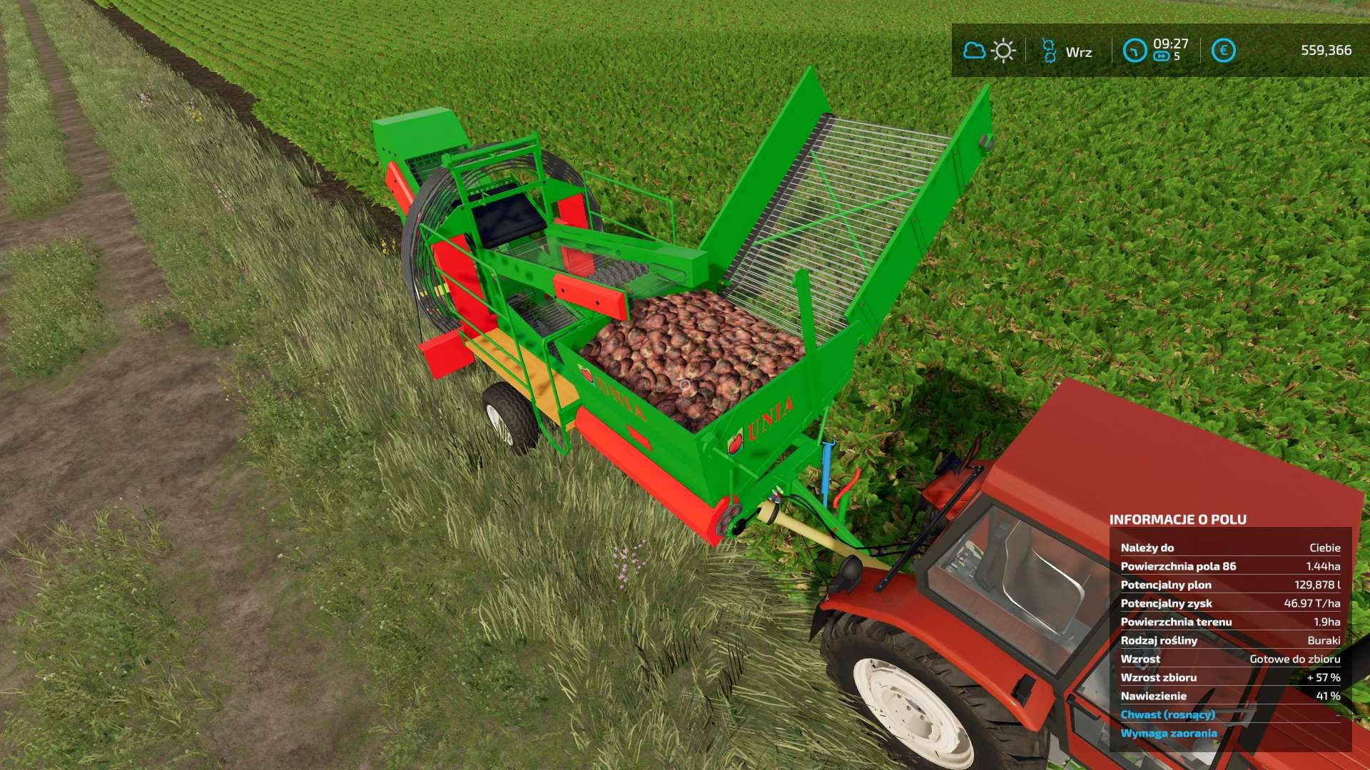 Unia Anna – 2 potatoes, carrots, parsnips and red beet v1.0 – FS22 thumbnail 2