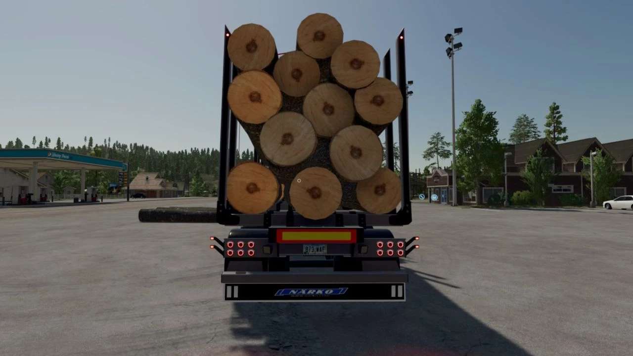 Närko Timber Trailer v1.0 – FS22 thumbnail 2
