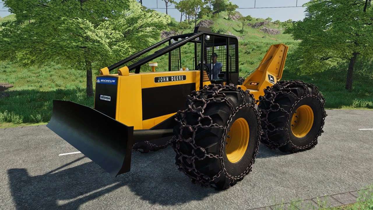 John Deere 740 Cable Skidder 4×4 v1.0 – FS22 thumbnail 2