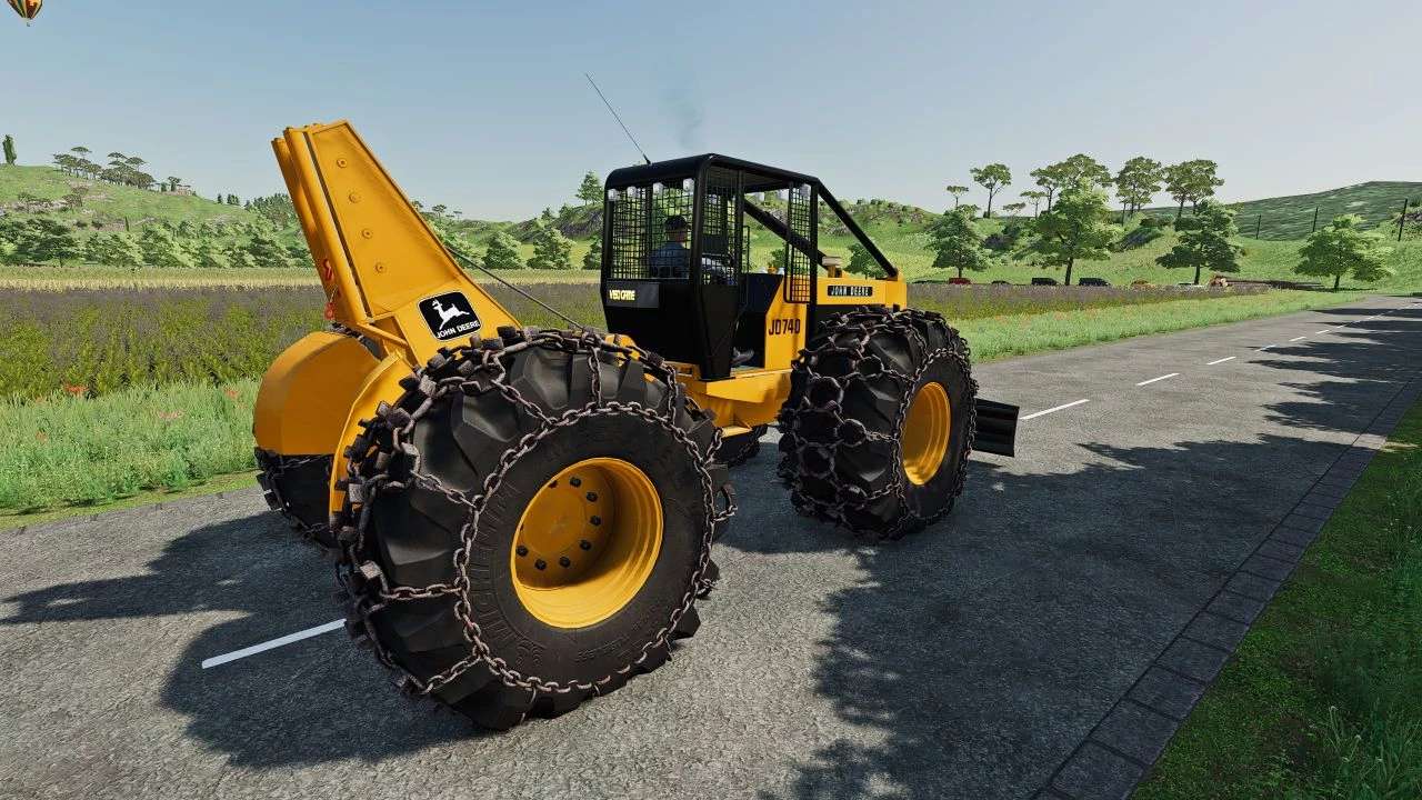 John Deere 740 Cable Skidder 4×4 v1.0 – FS22 thumbnail 3