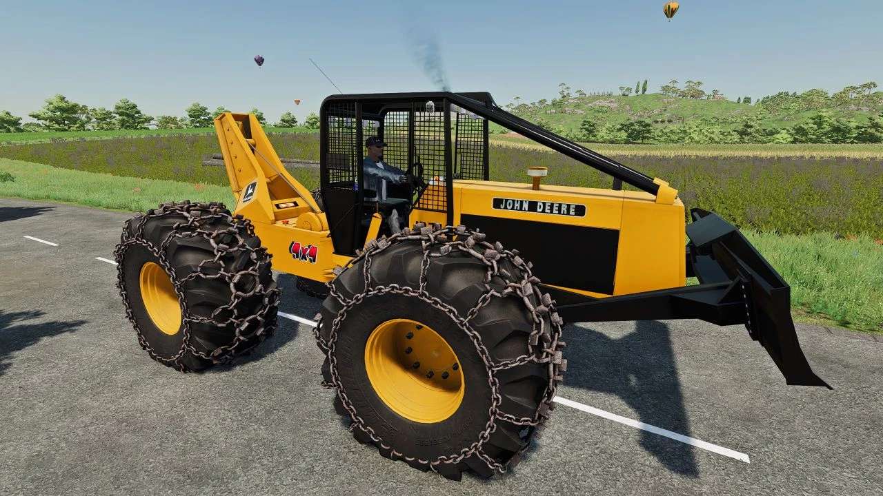 John Deere 740 Cable Skidder 4×4 v1.0 – FS22