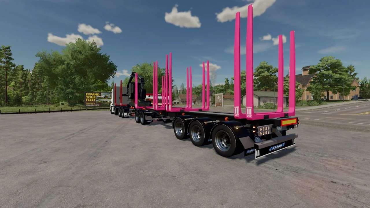 Närko Timber Trailer v1.5 – FS22 thumbnail 2