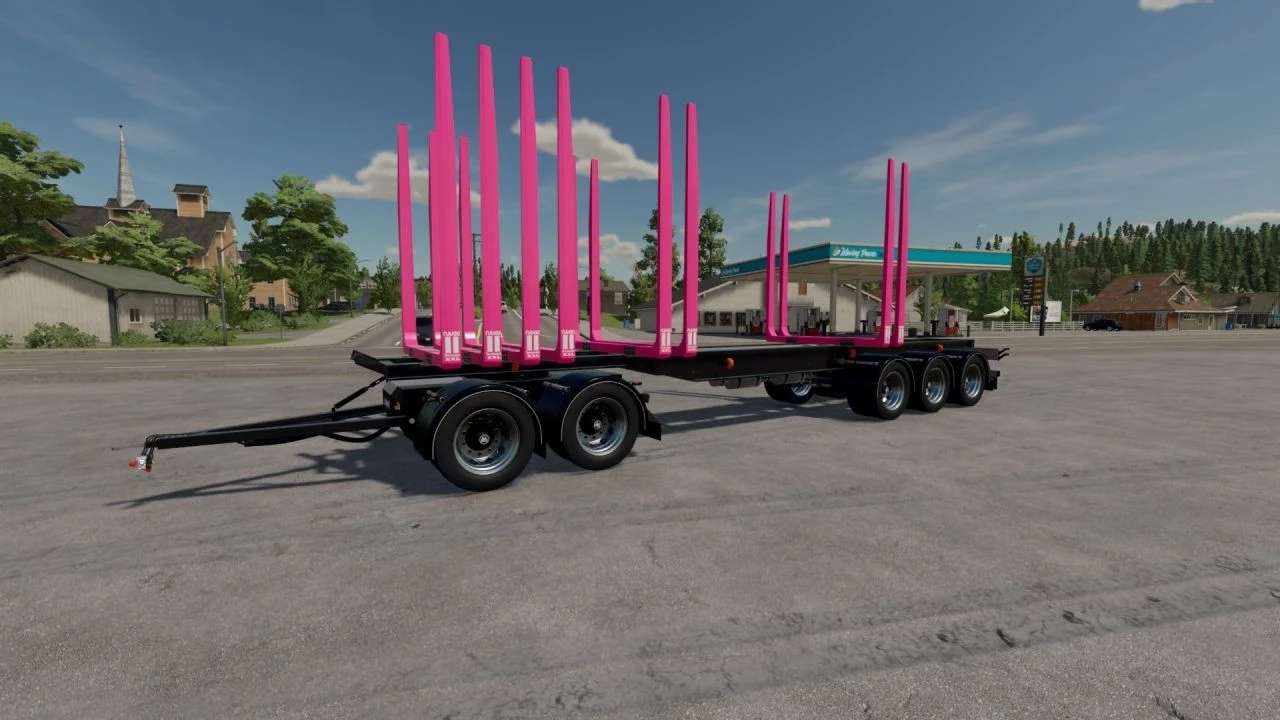 Närko Timber Trailer v1.0.3 – FS22 thumbnail 3