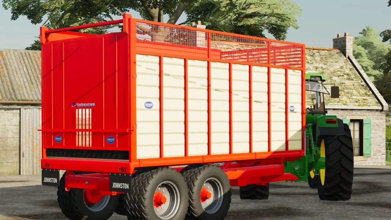 Johnstons Silage Trailer 16×8 v1.0 – FS22