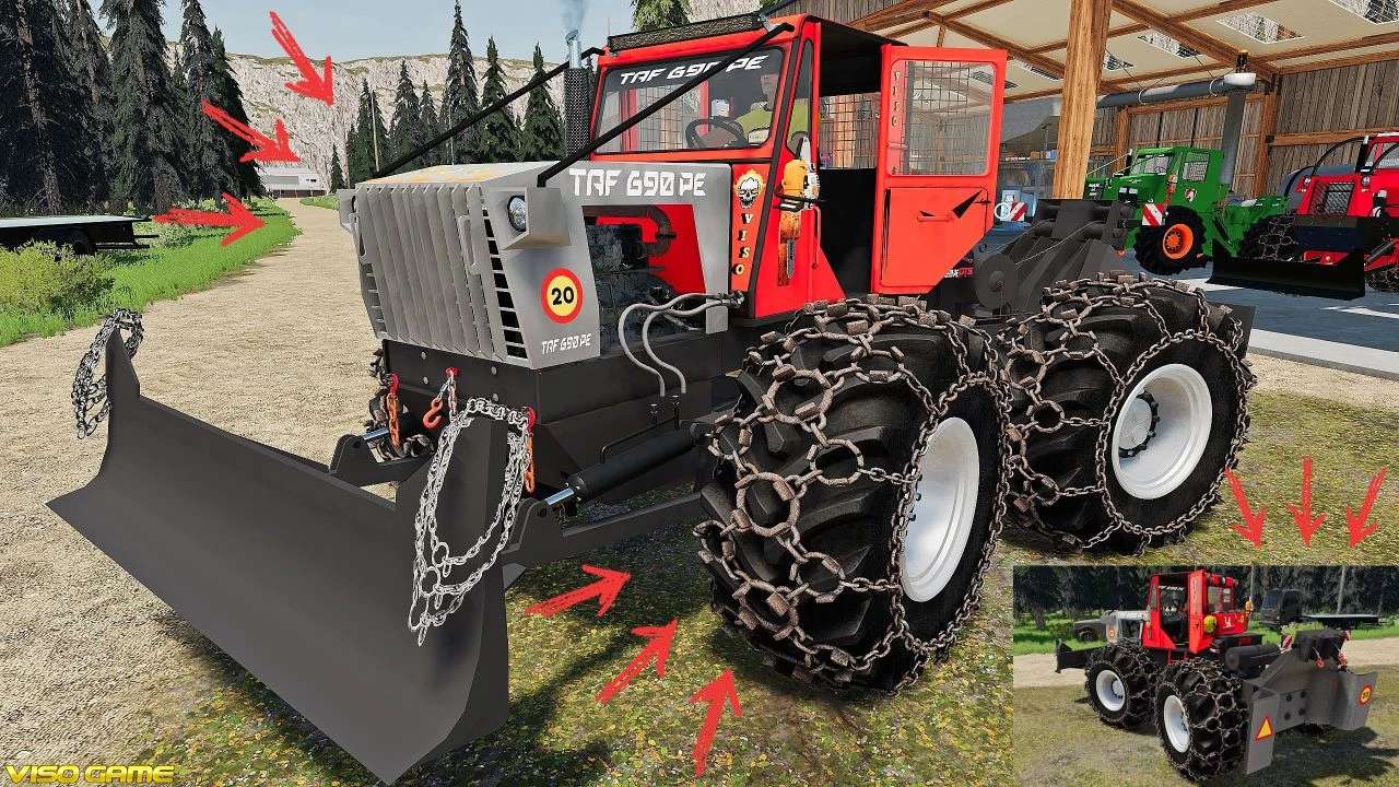 TAF 690PE – 4×4 Ultima Generation v1.0 – FS22 thumbnail 3