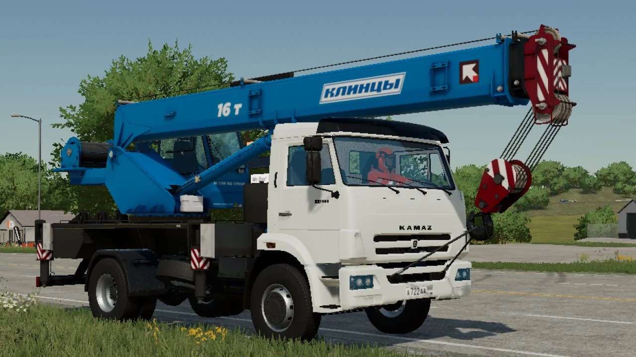 Kamaz crane Klincy 4×2 v3.0 – FS22