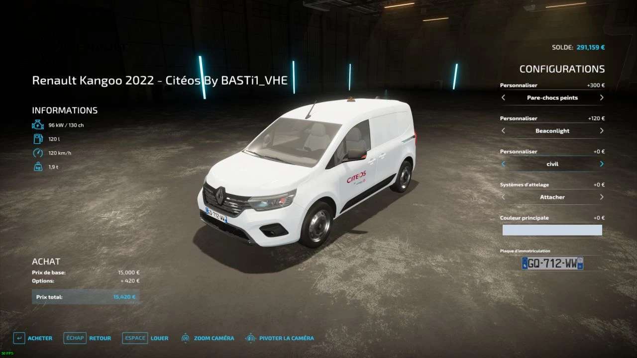 Renault Kangoo III Citéos Group v1.0 – FS22 thumbnail 5