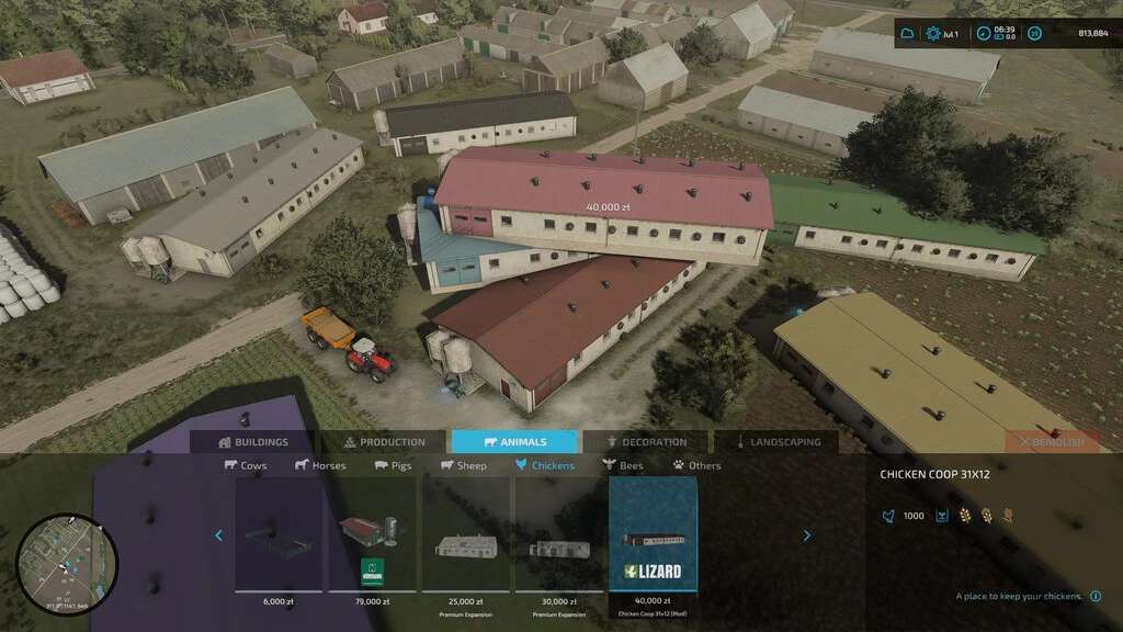 Chicken Coop 31×12 v1.0 – FS22 thumbnail 6