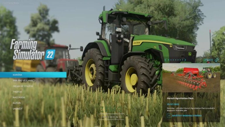 Game menu background v1.0 - FS22 Mod Download