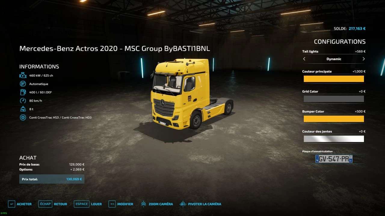 Mercedes Actros 2022 – MSC Group V1.0 – FS22 thumbnail 4